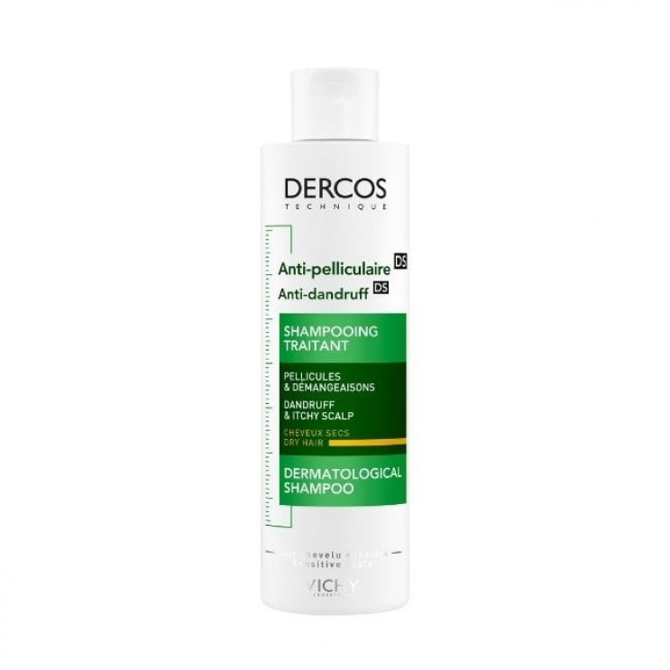 Vichy Dercos Anti-Dandruff DS Dry Hair 200ml | Αντιπυτιριδικό Σαμπουάν για Ξηρά Μαλλιά ΦΡΟΝΤΙΔΑ ΜΑΛΛΙΩΝ