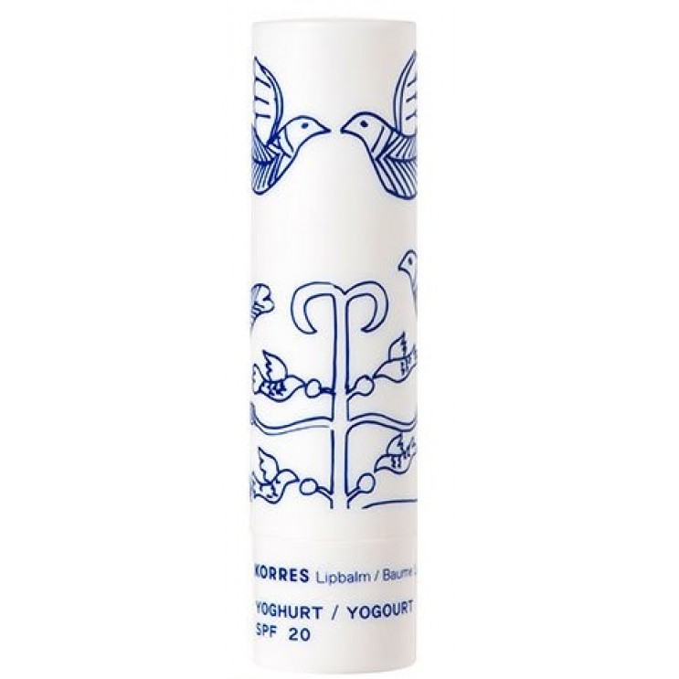 Korres Lipbalm Yoghurt SPF20, 4.5g |  Εντατική Ενυδατική Αντηλιακή Φροντίδα για τα Χείλη με Γιαούρτι  ΦΡΟΝΤΙΔΑ ΠΡΟΣΩΠΟΥ