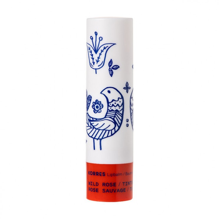 Korres Lipbalm Wild Rose Tinted 4.5g | Ενυδατική Φροντίδα για Χείλη με Άγριο Τριαντάφυλλο με Χρώμα ΦΡΟΝΤΙΔΑ ΠΡΟΣΩΠΟΥ