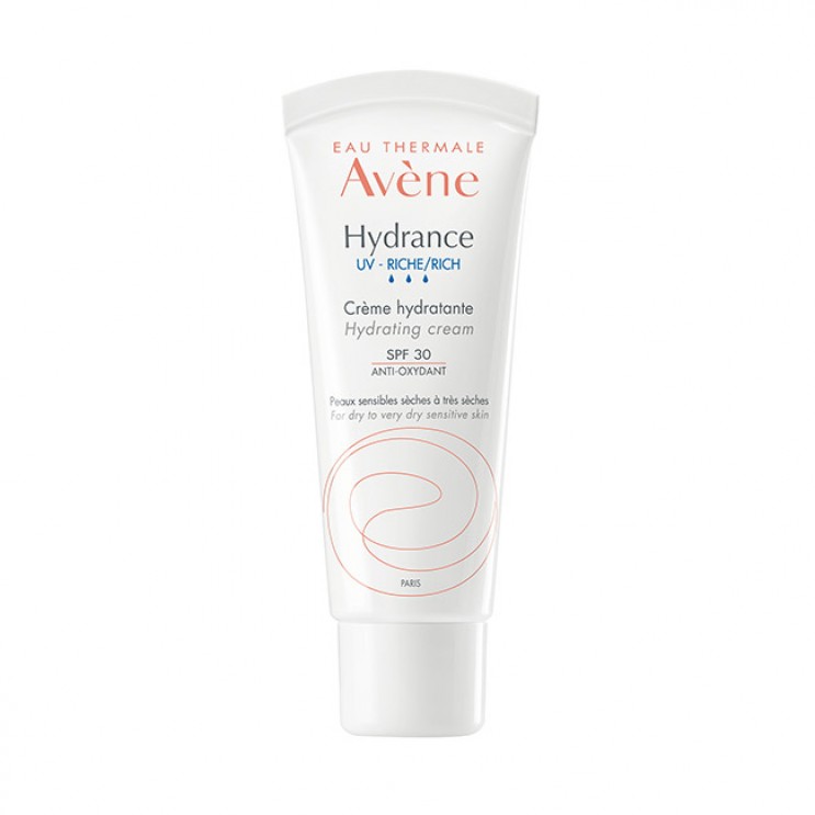 Avene Hydrance UV Riche Creme SPF30 40ml | Ενυδατική Κρέμα με spf30  για Ξηρές - Πολύ Ξηρές Επιδερμίδες