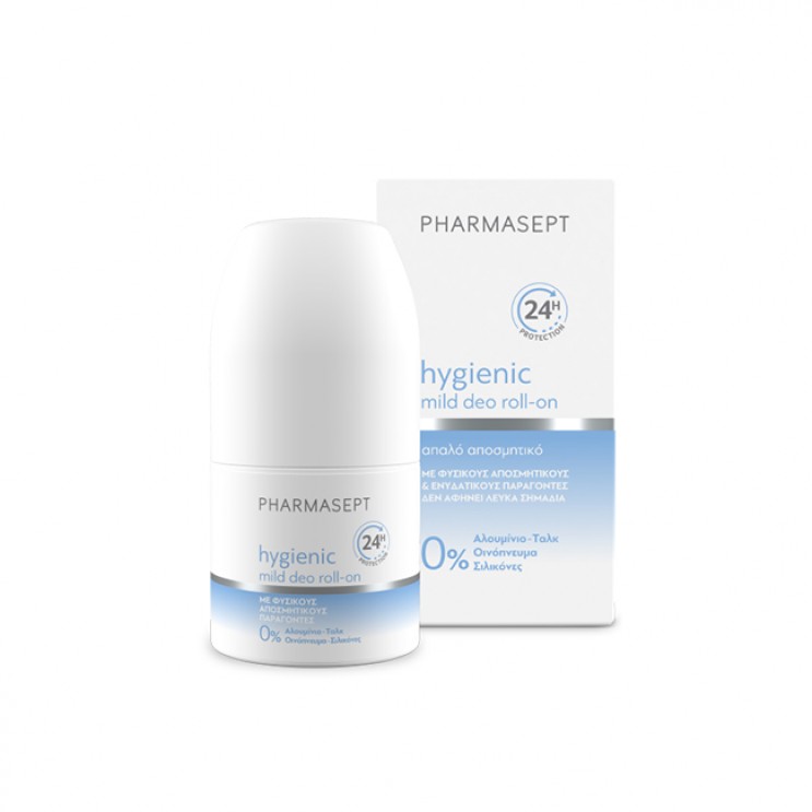 Pharmasept Hygienic Mild Deo Roll-On 50ml | Απαλό Αποσμητικό για Ευαίσθητες Επιδερμίδες ΦΡΟΝΤΙΔΑ ΓΙΑ ΤΟ ΣΩΜΑ