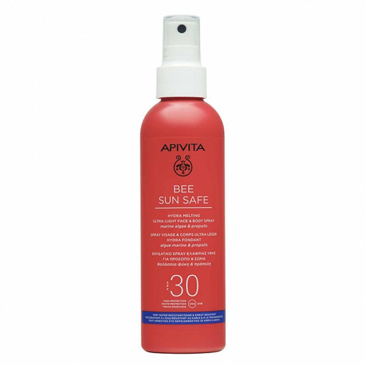 Apivita Bee Sun Safe Hydra Melting Ultra Light Face & Body Spray SPF30 200ml | Αντηλιακό Σπρέι Προσώπου & Σώματος  ΦΡΟΝΤΙΔΑ ΠΡΟΣΩΠΟΥ