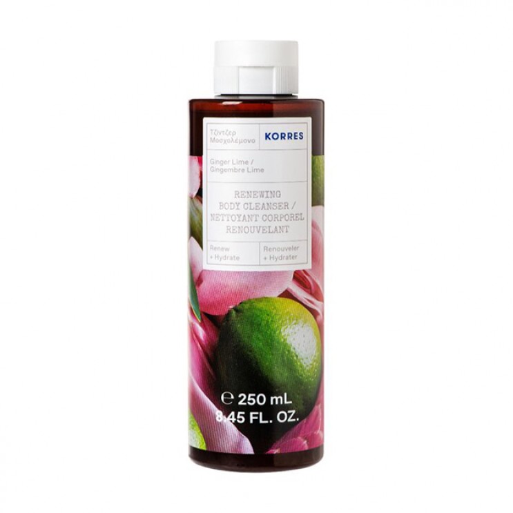 Korres Body Cleanser Ginger Lime 250ml | Αφρόλουτρο με Τζίντζερ Μοσχολέμονο ΦΡΟΝΤΙΔΑ ΓΙΑ ΤΟ ΣΩΜΑ