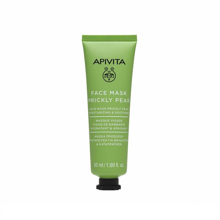 Apivita Face Mask Prickly Pear 50ml | Μάσκα Προσώπου με Φραγκόσυκο για Ενυδάτωση & Καταπράυνση ΦΡΟΝΤΙΔΑ ΠΡΟΣΩΠΟΥ