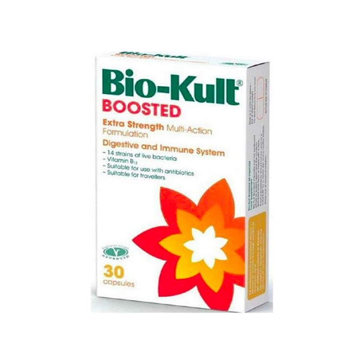 Bio-Kult Boosted Extra Strength Multi-Strain Formula 30caps | Ενισχυμένη Προβιοτική Φόρμουλα με Προσθήκη Βιταμίνης B12