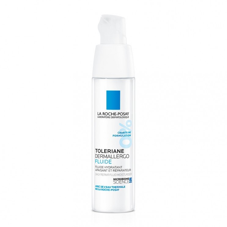 La Roche Posay Toleriane Dermallergo Fluid 40ml | Καθημερινή Ενυδατική, Επανορθωτική Φροντίδα για Μεικτή έως Λιπαρή Επιδερμίδα