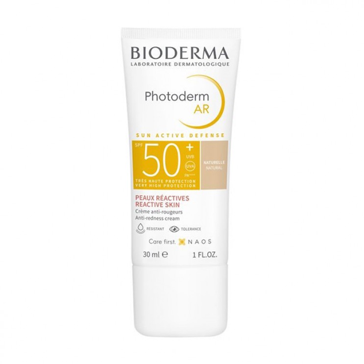 Bioderma Photoderm AR SPF50+ 30ml | Αντιηλιακή Κρέμα Προσώπου για την Ερυθρότητα Φυσική Απόχρωση ΦΡΟΝΤΙΔΑ ΠΡΟΣΩΠΟΥ