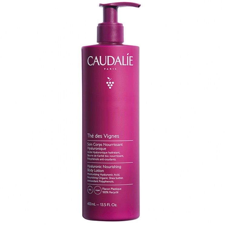 Caudalie Thé des Vignes Hyaluronic Nourishing Body Lotion 400ml |Eνυδατική Λοσιόν Σώματος με Υαλουρονικό Οξύ