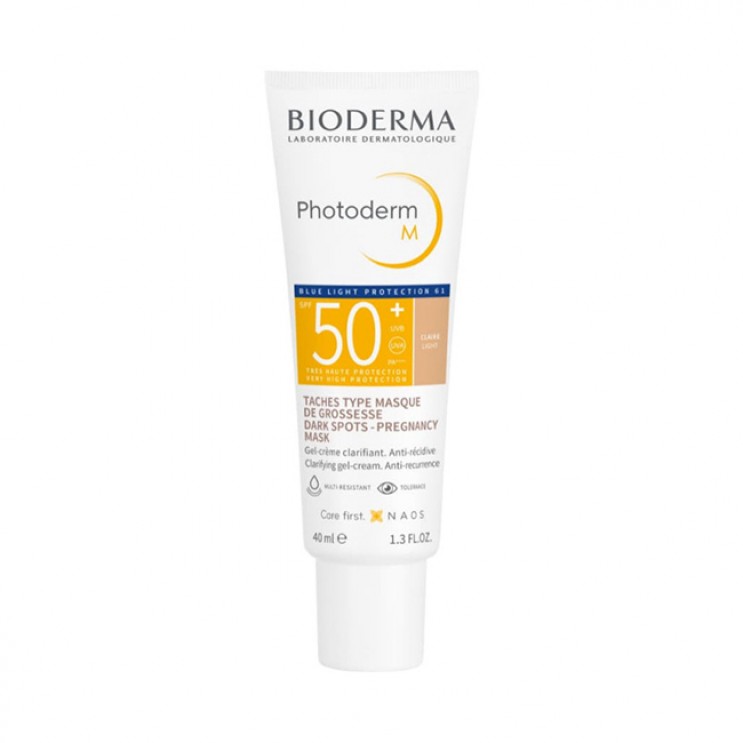 Bioderma Photoderm M SPF50+ Light 40ml | Αντηλιακό Προσώπου με Χρώμα για την Υπερμελάγχρωση  Ανοιχτή Απόχρωση