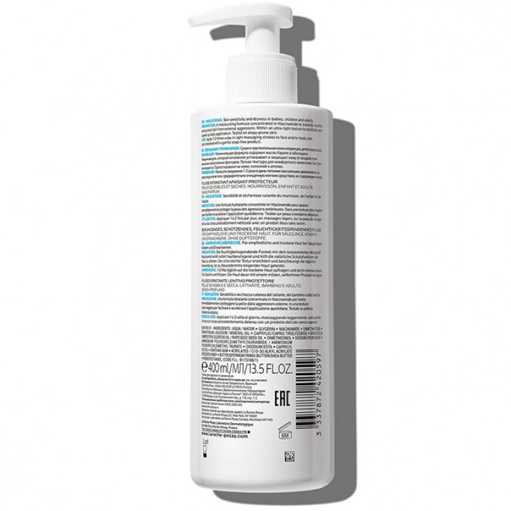 La Roche Posay Lipikar Fluide 400ml | Ενυδατικό Γαλάκτωμα Σώματος με Εντατική & Καταπραϋντική Δράση  ΦΡΟΝΤΙΔΑ ΠΡΟΣΩΠΟΥ