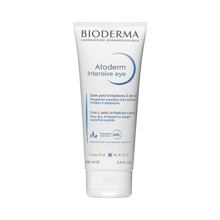 Bioderma Atoderm Intensive Eye 3-in-1 Anti-Irritation Care 100ml | Φροντίδα για Ξηρά και Ερεθισμένα Βλέφαρα & Μάτια