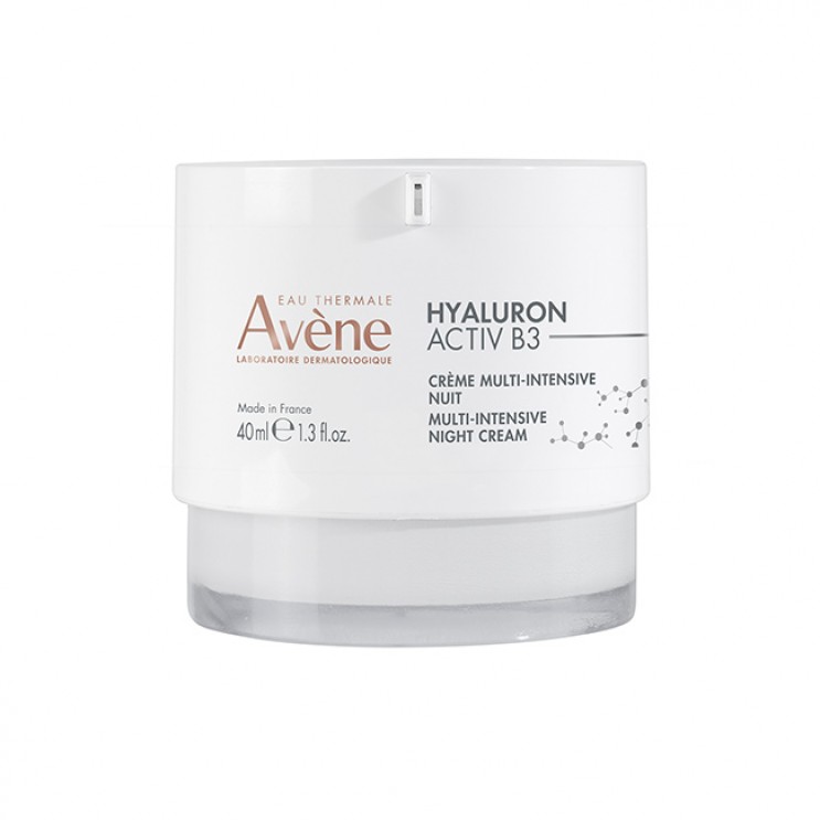 Avène Hyaluron Activ B3, Creme Multi-Intensive Nuit 40ml | Εντατική Κρέμα Νύχτας με Υαλουρονικό Οξύ για Ενυδάτωση & Αντιγήρανση