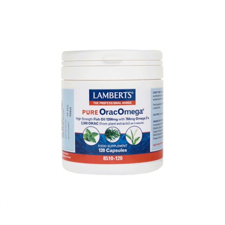 Lamberts Pure OracOmega 120caps | Συμπλήρωμα Διατροφής με Ωμέγα 3 Λιπαρά Οξέα ΔΗΜΟΦΙΛΕΣΤΕΡΑ