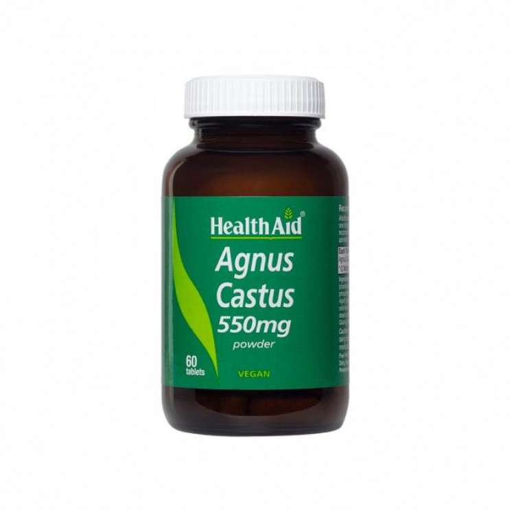 Health Aid Agnus Castus 550mg, 60tabs |  Συμπλήρωμα Διατροφής με Λυγαριά για την Ισορροπία του Γυναικείου Κύκλου ΦΥΤΙΚΑ & ΒΟΤΑΝΑ