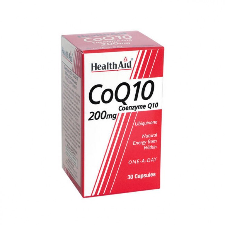 Health Aid CoQ10 200mg 30caps |  Συμπλήρωμα Διατροφής με Συνένζυμο Q10  ΔΗΜΟΦΙΛΕΣΤΕΡΑ