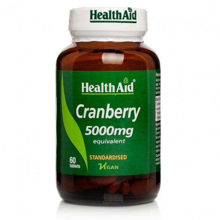 Health Aid Cranberry Extract 60tabs | Συμπλήρωμα Διατροφής με Αντιοξειδωτική Δράση για την Σωστή Λειτουργία του Ουροποιητικού Συστήματος  ΦΥΤΙΚΑ & ΒΟΤΑΝΑ