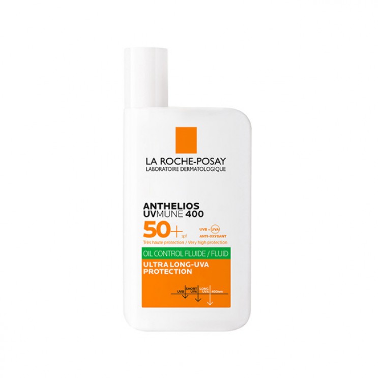 La Roche Posay Anthelios UVMUNE 400 Oil Control Fluid SPF50+ 50ml | Αντηλιακό Προσώπου για το Λιπαρό Δέρμα