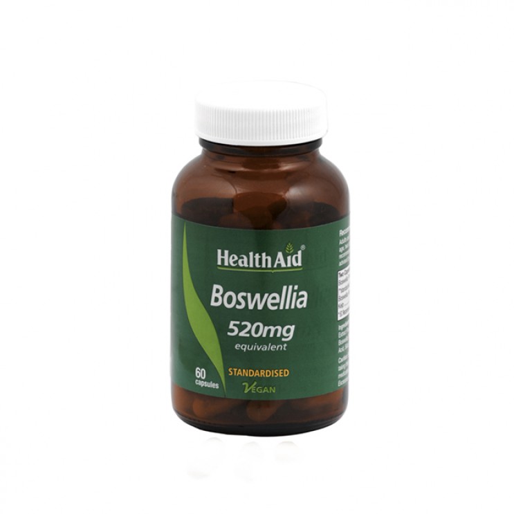 Health Aid Boswellia 520mg 60caps | Συμπλήρωμα Διατροφής για τα Οστά & τις Αρθρώσεις