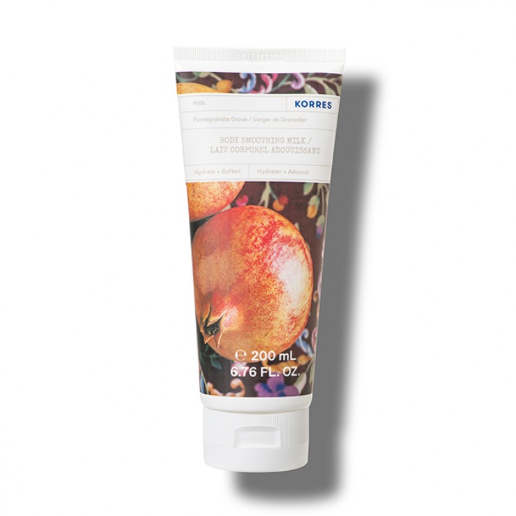 Korres Body Smoothing Milk Pomegranate Grove 200ml | Ενυδατικό Γαλάκτωμα Σώματος με Άρωμα Ρόδι 