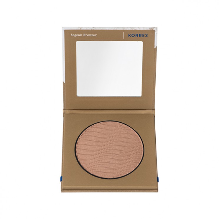 Korres Aegean Bronzer - Warm Shade 7gr | Bronzer σε Μορφή Πούδρας σε Σκούρη Απόχρωση