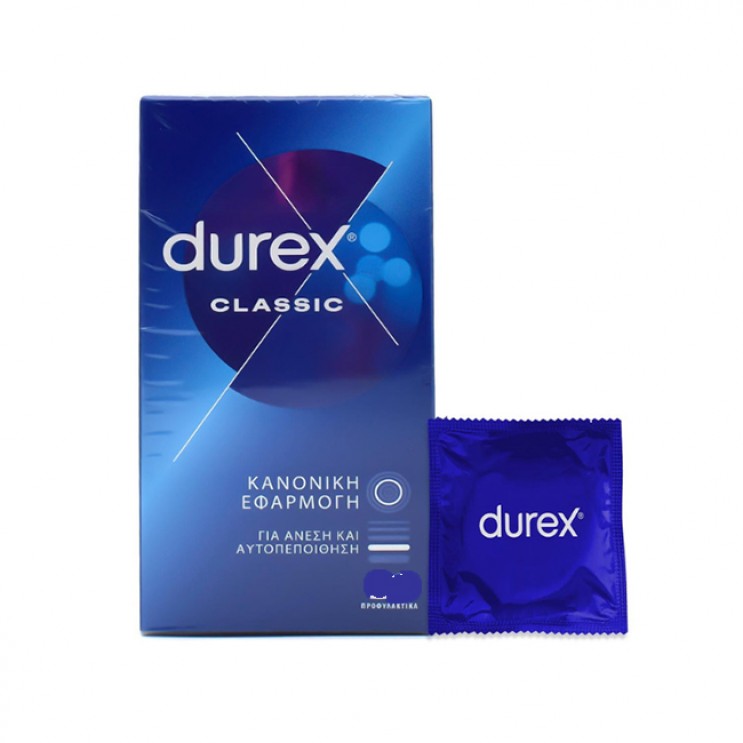 Durex Classic 6τμχ | Κλασικά Προφυλακτικά Κανονική Εφαρμογή