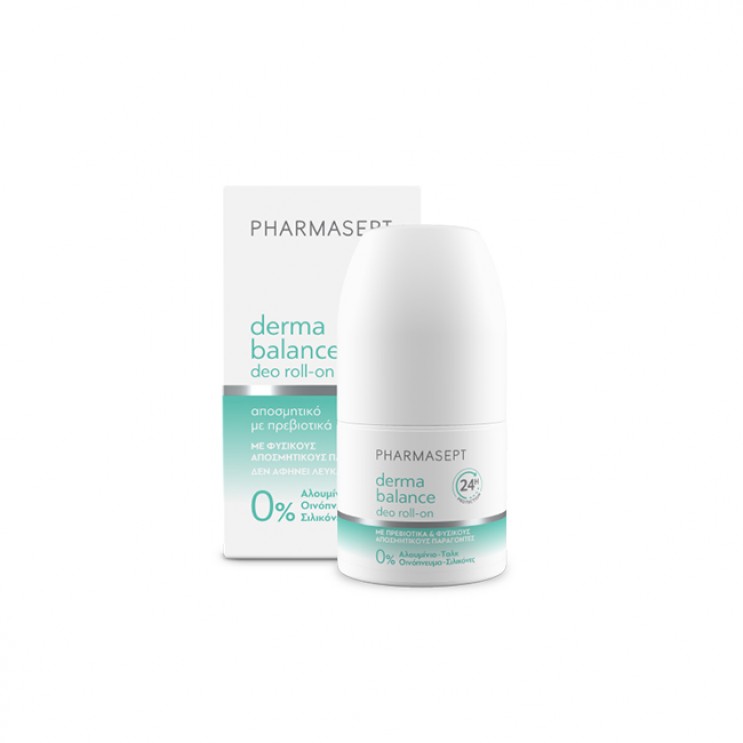 Pharmasept Derma Balance Mild Deo 24h Roll-On 50ml | Αποσμητικό με Πρεβιοτικά για Ξηρές-Ευαίσθητες Επιδερμίδες ΦΡΟΝΤΙΔΑ ΓΙΑ ΤΟ ΣΩΜΑ