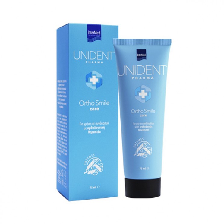 Intermed Unident Pharma Ortho Smile Care Toothpaste 75ml | Οδοντόκρεμα για Χρήση σε Συνδυασμό με την Ορθοδοντική Θεραπεία