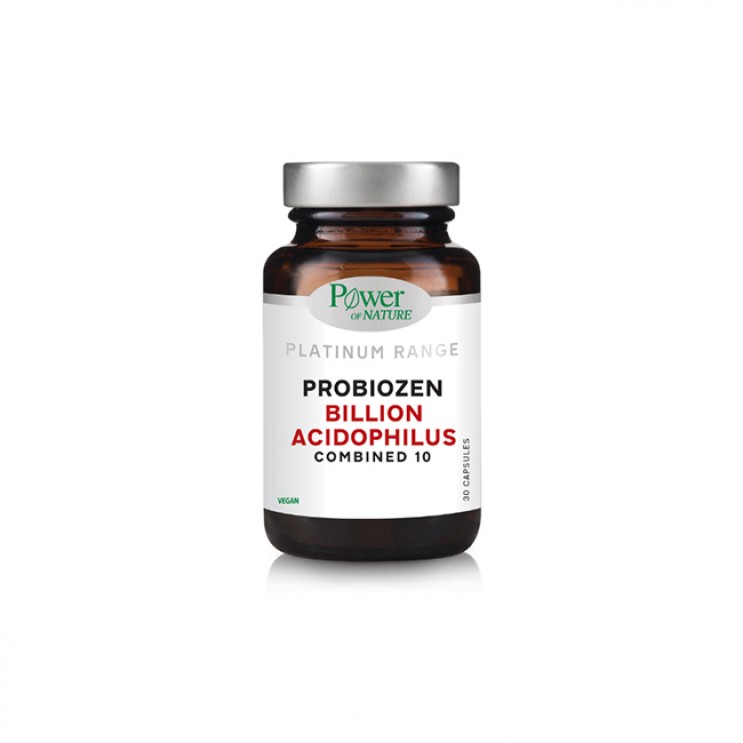 Power Health Platinum Range Billion Acidophilus Combined 10 30caps | Συμπλήρωμα Διατροφής με 1 Δισεκατομμύρια Φιλικά Βακτήρια από 10 Διαφορετικά Στελέχη 