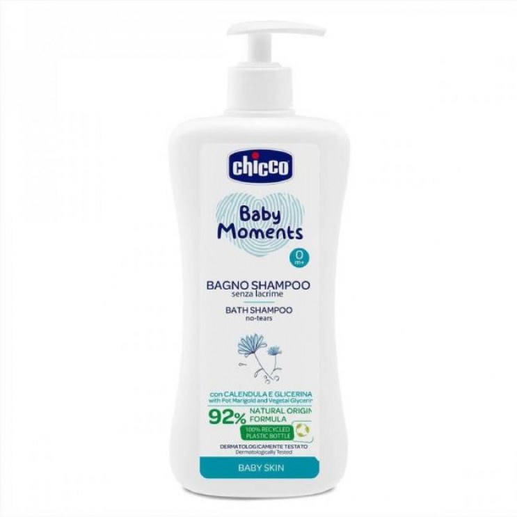 Chicco Baby Moments Αφρόλουτρο & Σαμπουάν Χωρίς Δάκρυα 750ml ΦΡΟΝΤΙΔΑ ΜΩΡΟΥ