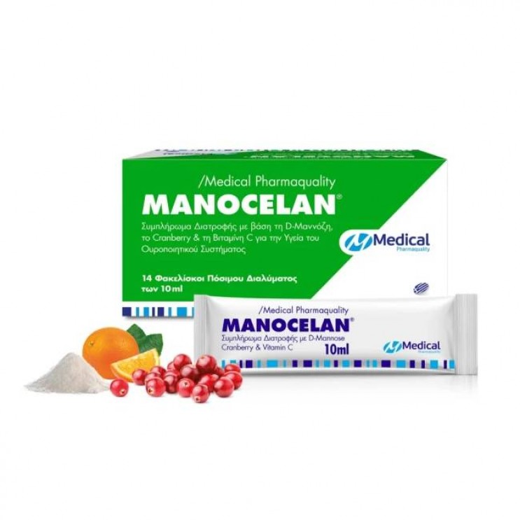 Medical Pharmaquality Manocelan, 14sachets |  Συμπλήρωμα Διατροφής για την Υγεία του Ουροποιητικού Συστήματος