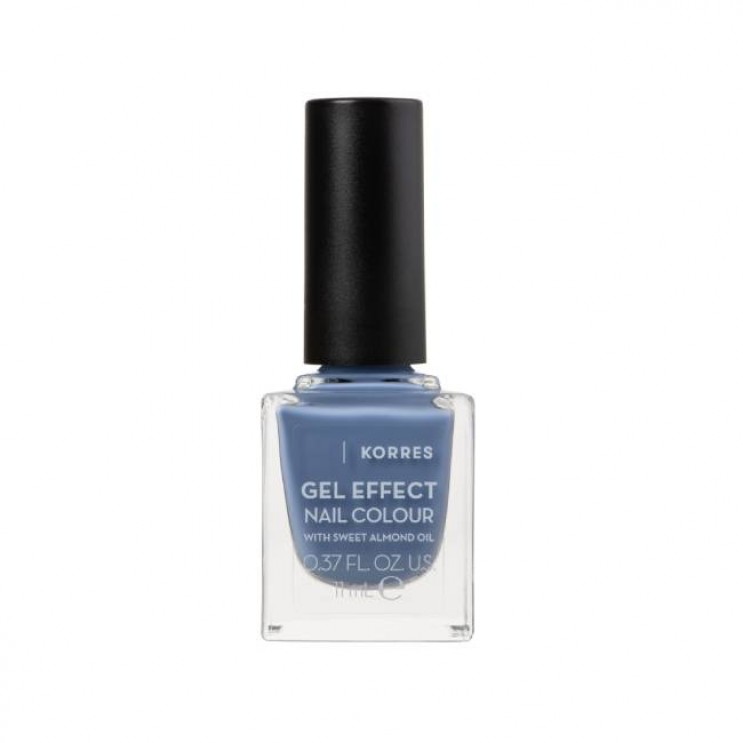 Korres Gel Effect Nail Color Aegean Sky 83, 11ml | Βερνίκι Νυχιών Απόλυτης Λάμψης & Διάρκειας