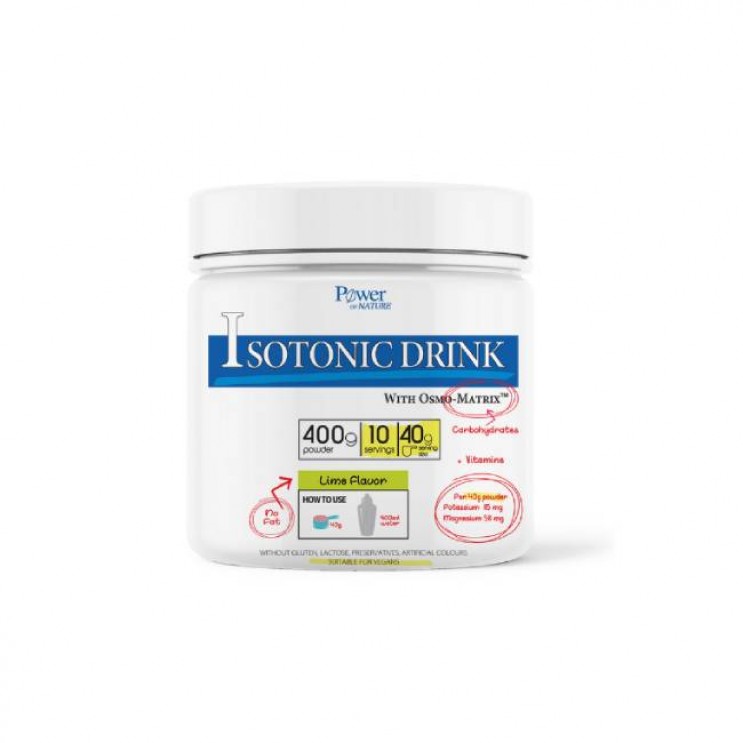 Power Health Isotonic Drink Lime 400g | Ισοτονικό Ρόφημα σε Σκόνη με Ηλεκτρολύτες