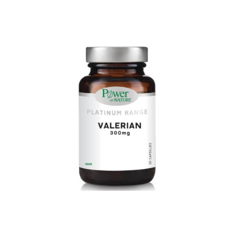 Power Health Platinum Range Valerian 300mg  30caps | Συμπλήρωμα Διατροφής με Εκχύλισμα Ρίζας Βαλεριάνας