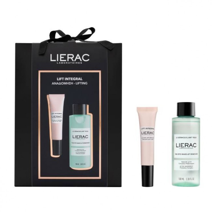 Lierac Lift Integral The Eye Lift Care  Ανορθωτική Κρέμα Ματιών 15ml &  The Eye Make-Up Remover Διφασικό Νερό Ντεμακιγιάζ Ματιών 100ml 