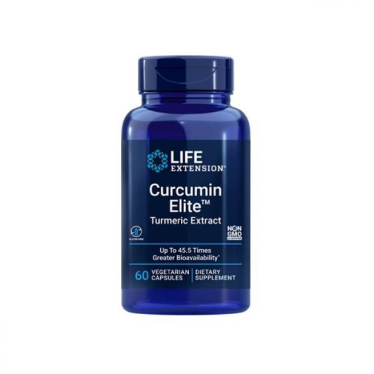 Life Extension Curcumin Elite Turmeric Extract 60veg.caps | Συμπλήρωμα Διατροφής Κουρκουμίνης 