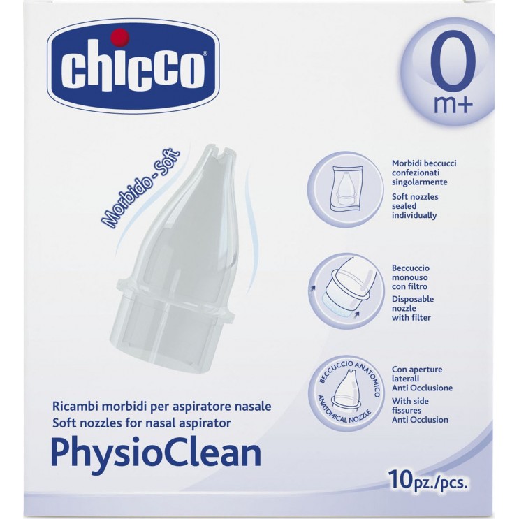 Chicco PhysioClean 10τμχ. | Ανταλλακτικά για Κιτ Αναρρόφησης 