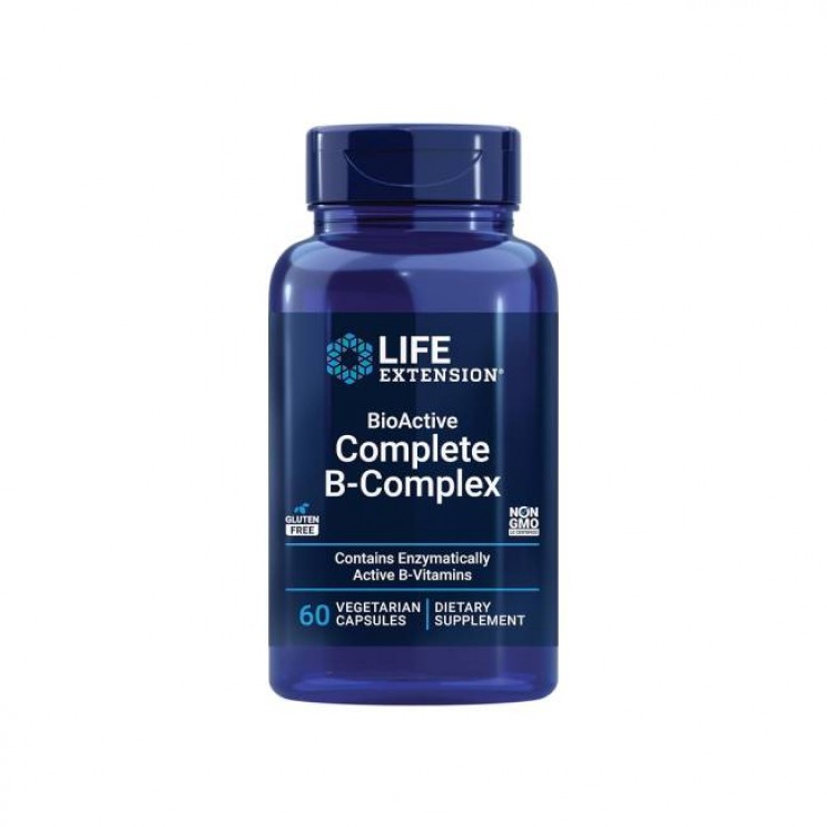 Life Extension BioActive Complete B-Complex, 60caps | Σύμπλεγμα Βιταμινών Β