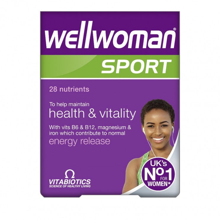 Vitabiotics Wellwoman Sport & Fitness 30tabs | Πολυβιταμίνες Ειδικά Σχεδιασμένες για Γυναίκες που Αθλούνται. ΒΙΤΑΜΙΝΕΣ