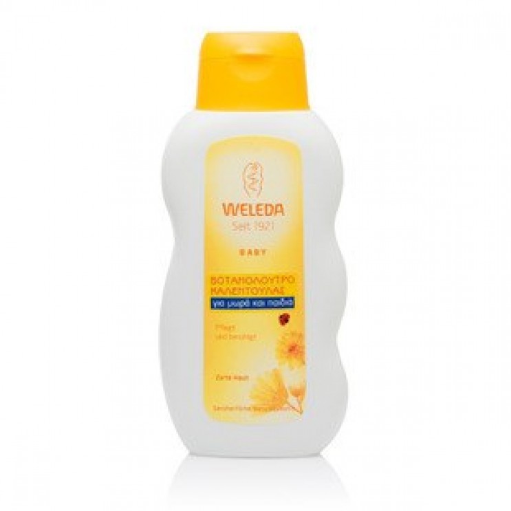 Weleda Baby Bath Calendula 200ml | Κρεμώδες Βοτανόλουτρο Καλέντουλας για Βρέφη & Παιδιά