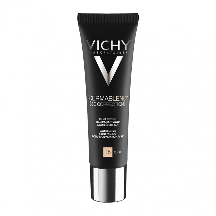 Vichy Dermablend 3D Correction SPF25 Νο15 Opal 30ml|Διορθωτικό Make up  για  Επιδερμίδα με Τάση Ακμής