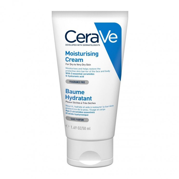 CeraVe Moisturising Cream 50ml |Ενυδατική Κρέμα Προσώπου & Σώματος για το Ξηρό Δέρμα ΦΡΟΝΤΙΔΑ ΠΡΟΣΩΠΟΥ