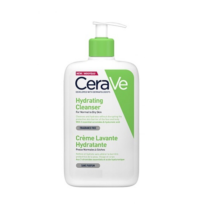 CeraVe Hydrating Cleanser 1lt for Normal ro Dry Skin | Κρέμα Καθαρισμού Προσώπου & Σώματος για Κανονικό έως Ξηρό Δέρμα ΦΡΟΝΤΙΔΑ ΠΡΟΣΩΠΟΥ