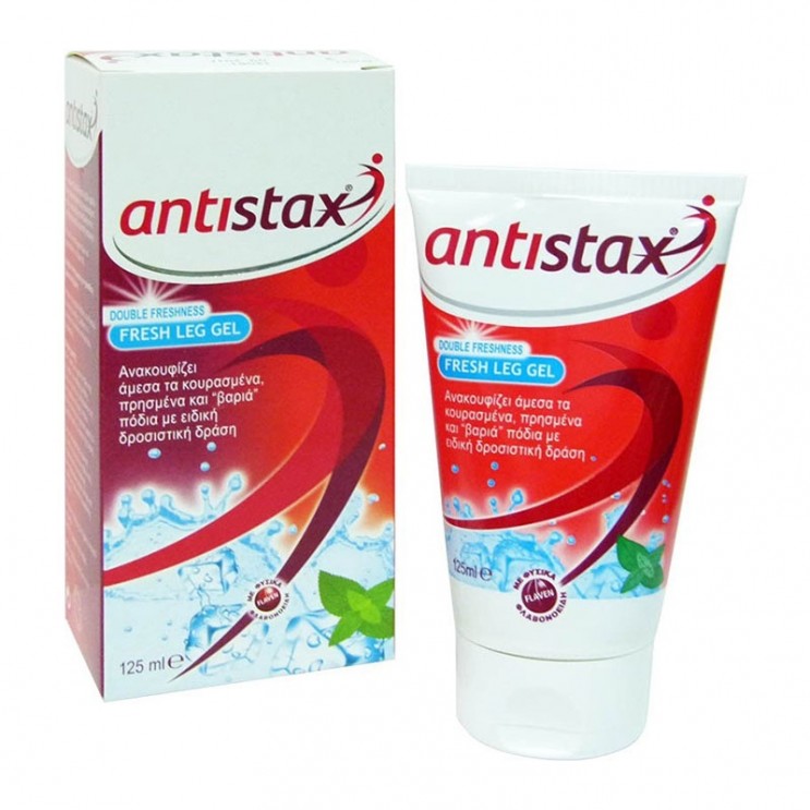 Antistax Fresh Leg Gel 125ml | Τζελ που Ανακουφίζει Άμεσα τα Κουρασμένα, Πρησμένα και “Βαριά” Πόδια με Ειδική Δροσιστική Δράση ΦΑΡΜΑΚΕΙΟ