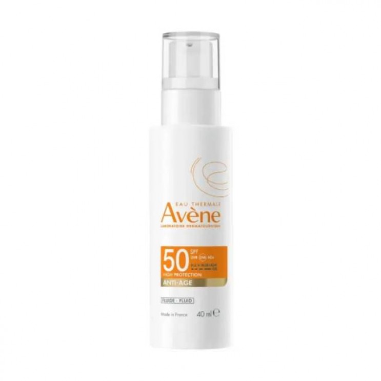 Avene Fluide Anti-Age TriAsorB™  SPF50 40ml | Αντηλιακή Κρέμα Προσώπου με Αντιγηραντική Δράση ΦΡΟΝΤΙΔΑ ΠΡΟΣΩΠΟΥ