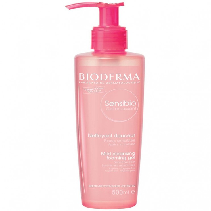 Bioderma Sensibio Gel Moussant 500ml | Ήπιο Gel Καθαρισμού για Ευαίσθητες Επιδερμίδες ΦΡΟΝΤΙΔΑ ΠΡΟΣΩΠΟΥ