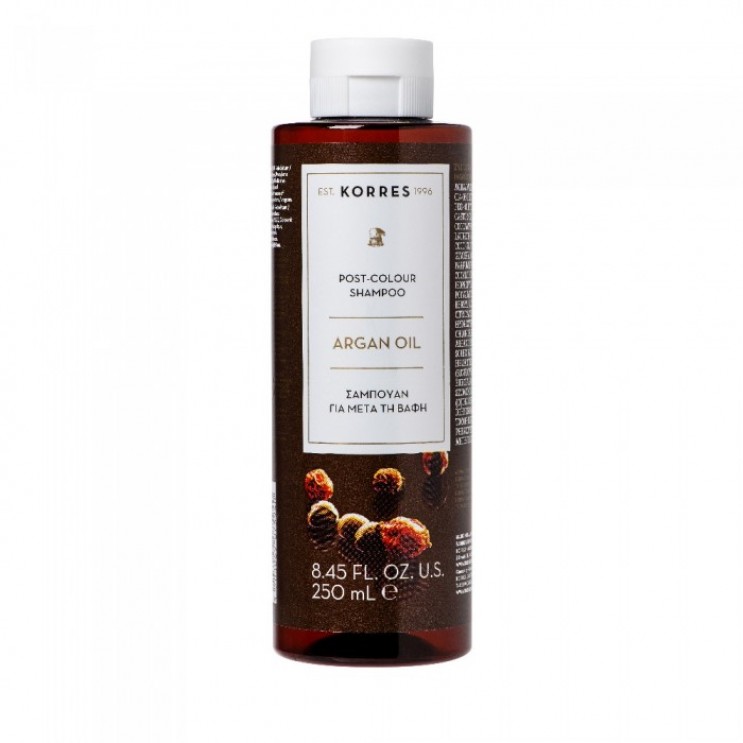 Korres Shampoo Argan Oil Post-Colour 250ml | Σαμπουάν για Μετά την Βαφή