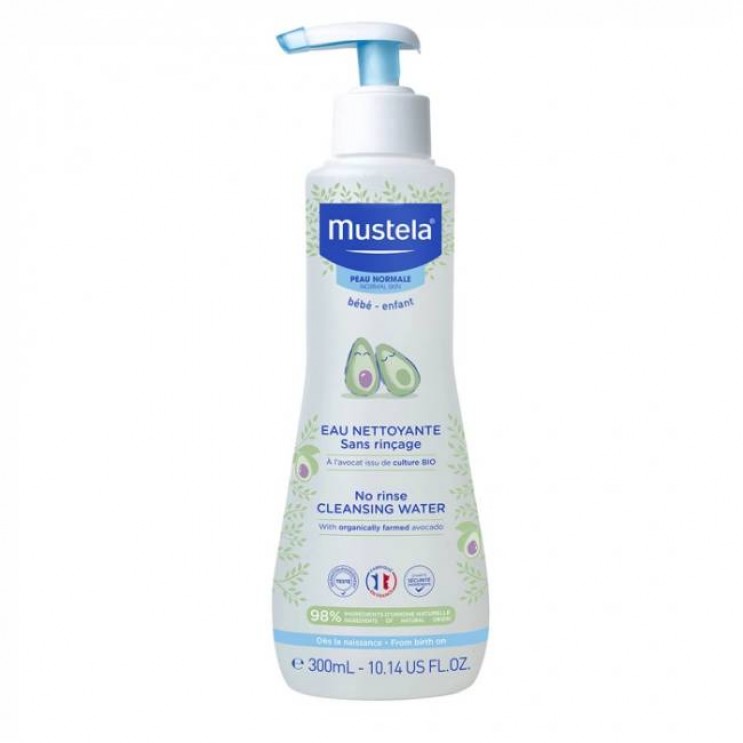 Mustela No-Rinse Cleansing Water 300ml | Νερό Καθαρισμού χωρίς Ξέβγαλμα