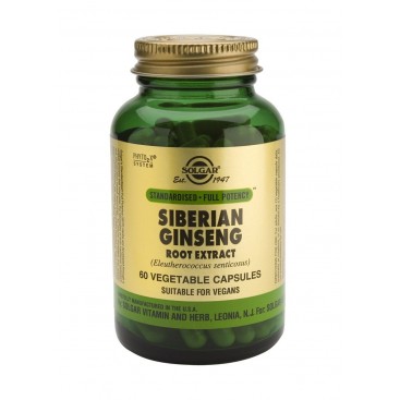 Solgar Siberian Ginseng Root Extract 60 Φυτικές Κάψουλες