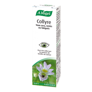 A.Vogel Eye Drops (Collyre) 10ml | Κολλύριο για ξηρά, ερεθισμένα ή κουρασμένα μάτια με ευφράσια και υαλουρονικό οξύ