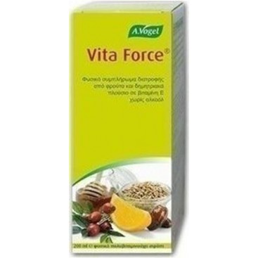 A.Vogel Vitaforce 200ml | Φυσικό Πολυβιταμινούχο Σιρόπι για Ενέργεια και Αντοχή